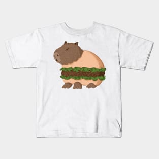 Capybara Burger (Capyburger) Kids T-Shirt